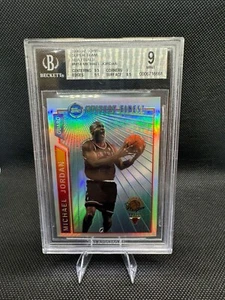 1996 Topps Mystery Finest Super Team-Finals Refractor M14 Michael Jordan PSA 9 - Picture 1 of 2
