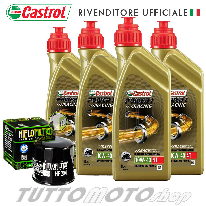 Kit Tagliando Motul 5100 4T 10W40 + Filtri Aria/Olio Per Honda Hornet 600 Abs (2007-2013)