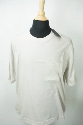Camisa Giorgio Armani Avena Off White Bolsillos Manga Corta Algodón 48 EU 38 EE. UU. Foto 1 de 4