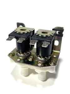 9379-183-012 WATER INLET VALVE 2 WAY 110V FOR DEXTER WASHERS WITH SPEED NUTS - Picture 1 of 3