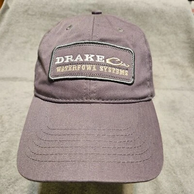Boné Drake Waterfowl Systems tamanho único chapéu cinza patch frontal - Imagem 1 de 3