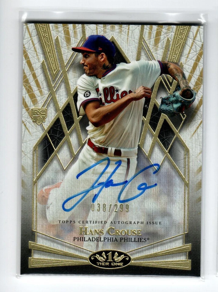 2022 Topps Tier One Break Out AUTO #BOAHCR Hans Crouse /299 - Image 1 of 1