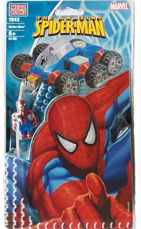 Marvel The Spiderman Silver Spider-man Mega Bloks 1944