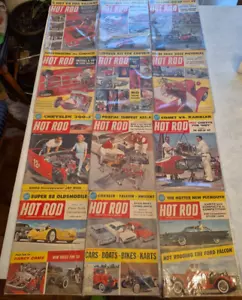 Lotto riviste Hot Rod 1960 tutte dodici mesi gennaio - dicembre vintage - Foto 1 di 13