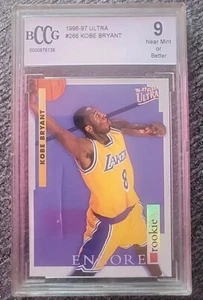 1996-97 Ultra Kobe Bryant # 266 Rookie RC PSA 9 Gem Near Mint - Picture 1 of 2