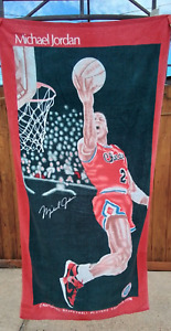 Vintage NBA Michael Jordan Chicago Bulls Beach Towel 58×30 "Air Jordan"