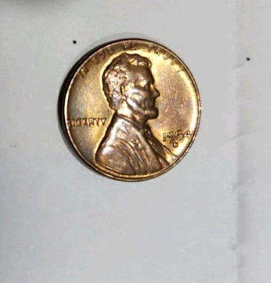 1964 D Lincoln Cent DDO And DDR and L on rim error coin - Image 1 of 4