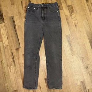 Madewell The Perfect Vintage Jean in Connell Wash Grey Ripped Edition Size 26 - Picture 1 of 7
