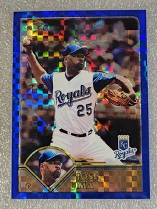 T53 JOSE LIMA 2003 Topps Chrome X-FRACTOR XFRACTOR REFRACTOR 14/25 ROYALS - Picture 1 of 2