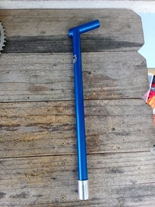 Gorgeous Minty ELF BMX Zipback Seatpost Blue 22.2mm with A 25.4 Shim - Picture 1 of 8