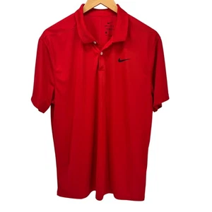 Camisa Polo Nike Para Hombre Grande Roja Victoria Golf Dri-Fit Ajuste Estándar Manga Corta - Imagen 1 de 8