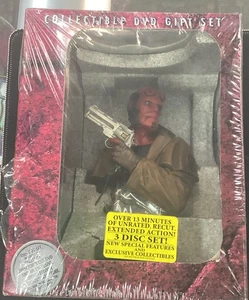 Hellboy 3 Disc Director's Cut DVD Gift Set w/ Collectible Bust Sculpture 2004 - Picture 1 of 5