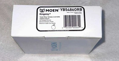 MOEN Kingsley Collection OIL FROTADO BRONCE Pivotante YB5486ORB Toallero Anillo Soporte Foto 1 de 2