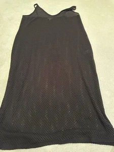 H&M Swim Cover Up Black Knitted Dress size XXL - Picture 1 of 4