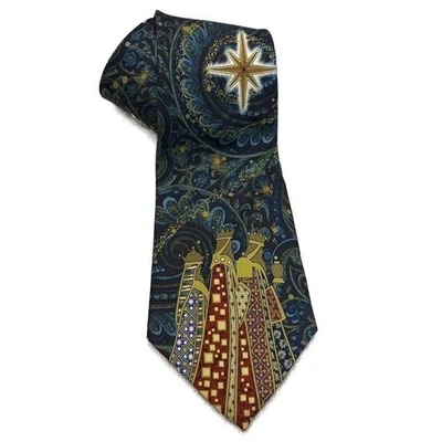 Inspirational Tie - Christmas 3 Wise Men – Eagles Wings, - Image 1 of 4