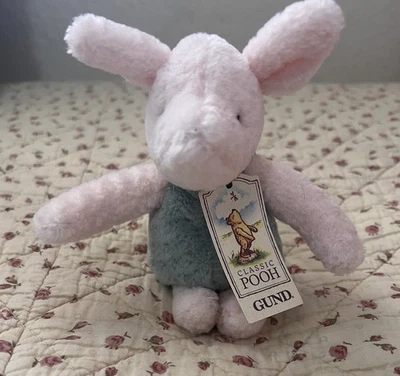 Disney’s Piglet Plush Stuffed Animal Winnie Pooh Classic Gund 5” - Image 1 of 4
