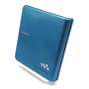 Sony MZ-E630 MiniDisc Player Blue Tested Working Functional Portable MD - Picture 1 of 13