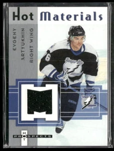 2005-06 Fleer Hot Prospects Evgeny Artyukhin Hot Materials Jersey RC #HM-EA - Picture 1 of 2