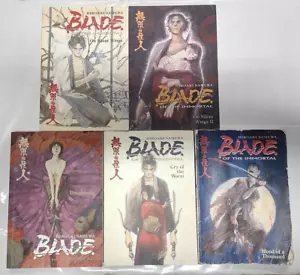 LOT 5 BLADE OF IMMORTAL MANGA Books Silent Wings Dreamworm Cry Worm Dark Horse - Imagen 1 de 7