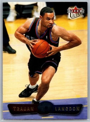 2001-02 FLEER ULTRA BASKETBALL 44 TRAJAN LANGDON CAVS - Image 1 of 2