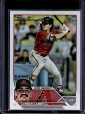2023 Topps Corbin Carroll Rainbow Foil Rookie Card RC #401 Diamondbacks
