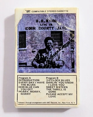 B.B. King - Live In Cook County Jail - Rare BB GRT Cassette - ABC 5022-723 Blues - Image 1 of 4