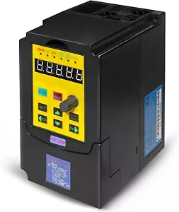 VFD 1,5KW 2HP 110V 1 Phase Input 3 Phase 0-400HZ Output 20A - Bild 1 von 6