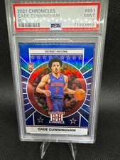☄️Cade Cunningham 2021-22 Panini Chronicles Hometown Heros Blue Rookie Rc /99☄️