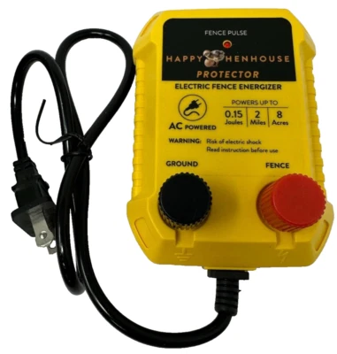 NEW Happy Henhouse Electric Fence Energizer for Wire 110 AC, .15J Free Shipping! - Image 1 of 4