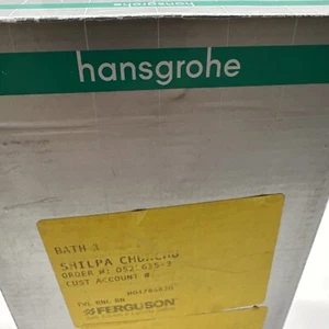 Hansgrohe Joleena Towel Ring Bath Access Brushed Nickel Wall Mounted 04786820 - Picture 1 of 9