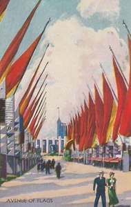 1933 Ave. of Flags A Century of Progress Chicago Expo a111 - Bild 1 von 2