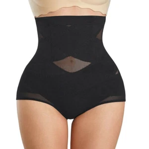 Women High Waist Shorts Cross Compression Body Shaper Underwear Panties Slimming - Picture 1 of 14