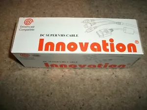 SEGA DREAMCAST - INNOVATION - (VHS) S-VIDEO CABLE (NEW & SEALED) NO BOX - Picture 1 of 7