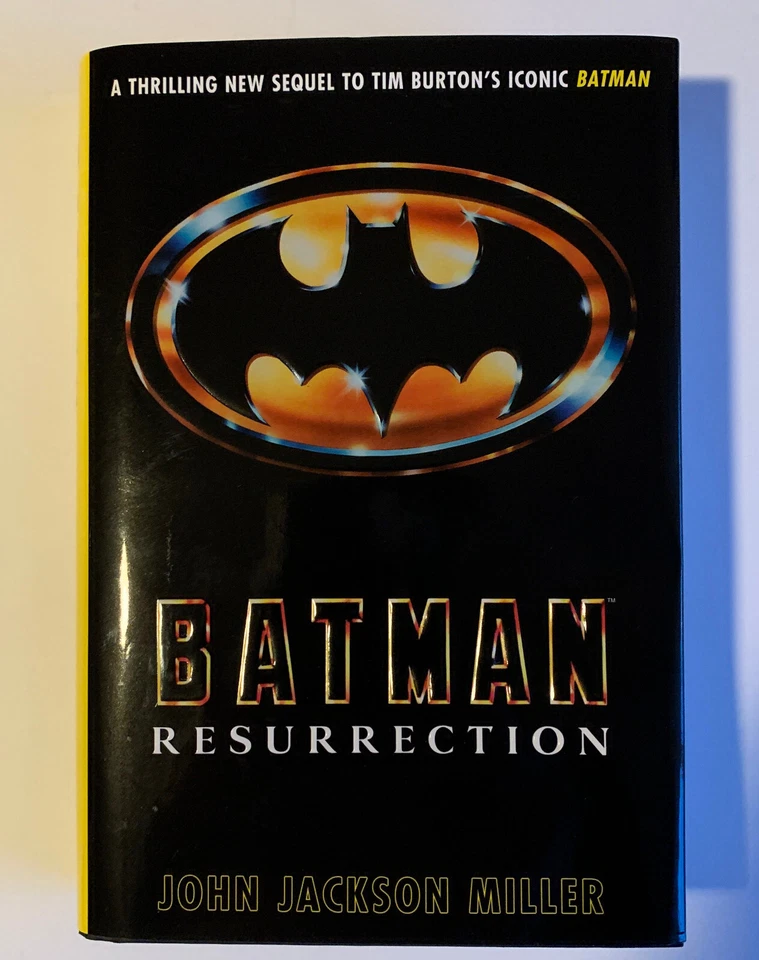 Batman Resurrection hardcover novel, signed by author John Jackson Miller! - Image 1 of 4