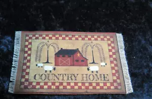 1:28 Dollhouse WELCOME MAT/ kitchen, bath, bedroom anywhere area rugs! #55 - Imagen 1 de 1
