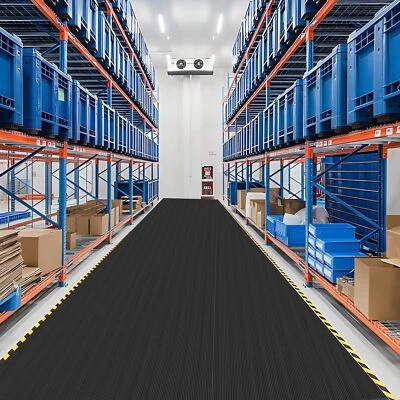 Alfombrilla protectora de piso de goma de 1/8" de espesor alfombrilla protectora de piso de garaje de alta resistencia para almacén Foto 1 de 4