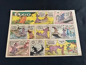 #H05 POGO By Walt Kelly Sunday Half Page Comic Strip November 29, 1959 - Picture 1 of 1