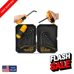 Portable 31-Piece Allen Key Set - High Leverage and Easy Organization Included - Picture 1 of 11