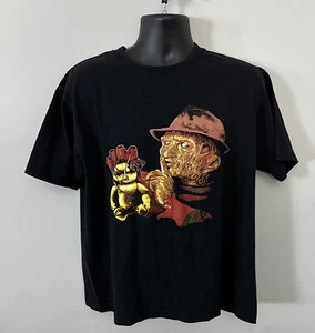 Vintage Freddy Krueger Nightmare on Elm Street Movie Promo Horror T Shirt XL - Picture 1 of 8