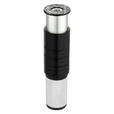 Stylish Black Bike Bicycle Fork Stem Extension for Handlebar Modification - Image 1 of 4