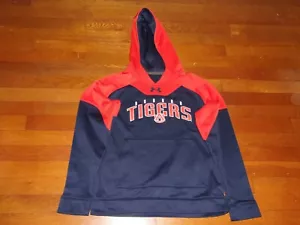 Under Armour Boys Large 14-16 Auburn Tigers Long Sleeve Hoodie Excellent - Picture 1 of 2