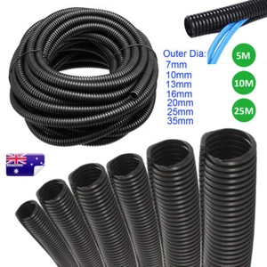 Conduit Cable Cover Electrical Automotive Wiring Tubing Split Wire Loom Flexible - Picture 1 of 7