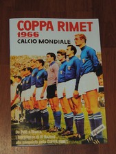 1966 RIMET CUP FOOTBALL ALBUM VERBANIA,ANASTATIC WITH COMPLETE SET FIGURES