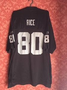 Very Rare Authentic Reebok Seattle Reiders Jerry Rice #80 Football Shirts NFL - Picture 1 of 7