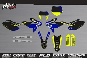 Kit de gráficos para Sherco SE SEF 125 - 500 2009 2010 2011 calcomanías amarillo neón fluo - Imagen 1 de 6