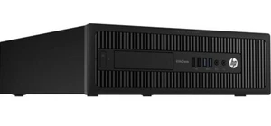 HP EliteDesk 800 G1 Intel 4. Gen 3GHz 16GB 128GB SSD DVD-RW Win 7 Pro Desktop SF - Bild 1 von 1