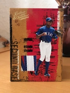 2005 Donruss Leather and Lumber Materials Jersey Prime Alfonso Soriano /25 - Picture 1 of 4