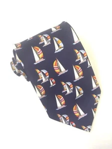 Spinnaker Yachts repeating 100% Silk Classic Tie - Picture 1 of 2