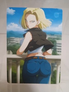 Dragon Ball Z Android 18 Anime Waifu Sexy Card - Picture 1 of 1