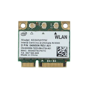 For Intel 6300 633ANHMW 450Mbps Wifi PCI-E Wireless Card 802.11a/g/n 2.4G/5G - Picture 1 of 8